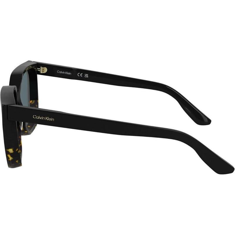 Calvin Klein Gafas de Sol Cuadradas para Mujer con Marcos de Acetato Renovado y Ajuste Global y Patillas Ajustables