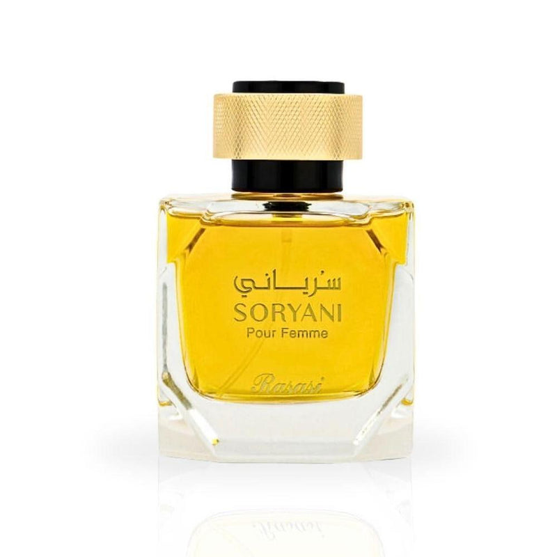 RASASI Soryani Eau De Parfum para mujer - Perfume árabe refrescante con notas cítricas, almizcladas y florales