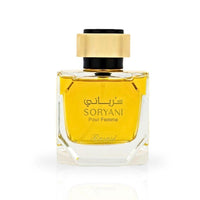 RASASI Soryani Eau De Parfum para mujer - Perfume árabe refrescante con notas cítricas, almizcladas y florales
