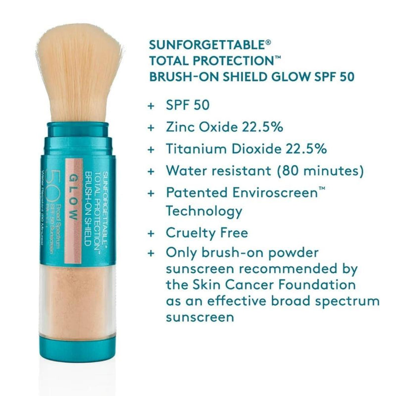 Colorescience Protector solar en polvo mineral para piel sensible, protección UVA/UVB, luz azul y polución