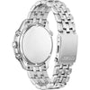 Citizen Reloj cronógrafo deportivo de lujo Eco-Drive, tiempo de 12/24 horas, fecha, resistente al agua, acero inoxidable