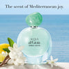 Acqua di Gioia de Armani Beauty Eau de Parfum para mujer con notas de limón, jazmín acuático y cedro
