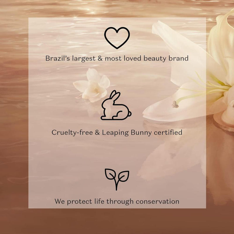 O Boticário Lily Satin Crema Hidratante Corporal Perfumada para Piel Seca con Manteca de Karité y Vitamina E