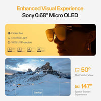 XREAL One - Gafas AR con chip X1, DoF nativas y pantalla HD, compatible con iPhone, Steam Deck, Mac y más