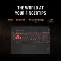 ASUS TUF Gaming A15 (2023), Laptop gaming, 15.6'' FHD 144Hz, 100% sRGB, GeForce RTX 4060, Ryzen 7 7735HS, 16GB DDR5, 1TB PCIe SSD, Win 11