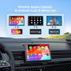 Pantalla inalámbrica Apple Carplay y Android Auto portátil con soporte magnético, compatible con todas las orientaciones