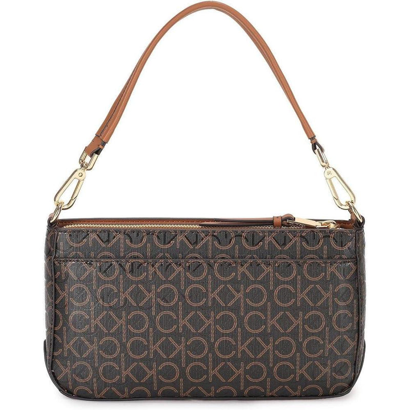 Bolso de hombro Calvin Klein para mujer, modelo Lucy de triple compartimento, con cierre de cremallera