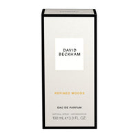 Eau de Parfum David Beckham Refined Woods, notas amaderadas y especiadas de cardamomo, lavanda y cedro