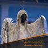 JOYIN Paquete de 4 fantasmas colgantes sin rostro para Halloween, ideal para exteriores y fiestas temáticas