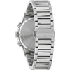 Bulova Modern Millenia Reloj de Pulsera para hombre, cronógrafo, acero inoxidable, calendario día/fecha y cristal abovedado