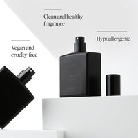 DIME Colonia No. 1 para hombres, con fragancia de maderas de ámbar, cardamomo y cuero. Ideal para uso diario o especial