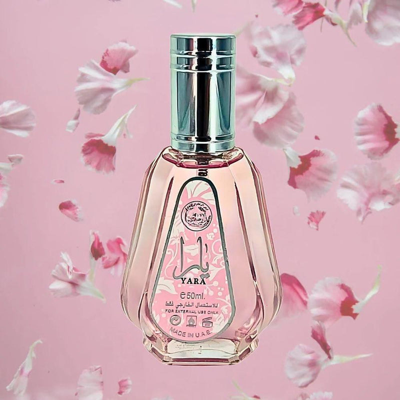 Lattafa Yara EDP Spray: Aroma floral refrescante con acabado dulce, almizclado y duradero