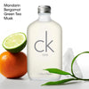 Calvin Klein CK One Eau de Toilette, fragancia cítrica unisex con té verde, bergamota, cardamomo, violeta y ámbar