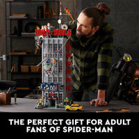 LEGO Marvel Spider-Man Daily Bugle Set para adultos, decoración de oficina o estante, incluye 25 minifiguras, 76178