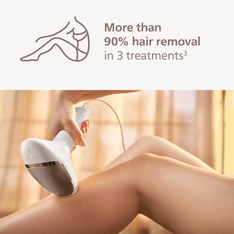Philips Lumea 9000 Series - Dispositivo de depilación IPL para hombres y mujeres con tecnología SenseIQ, 4 accesorios