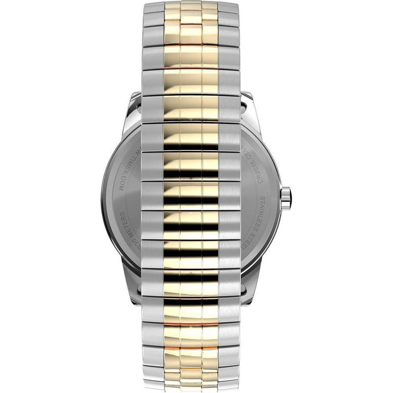 Reloj Easy Reader para hombre de Timex, diseño elegante con resistencia al agua y banda de acero inoxidable