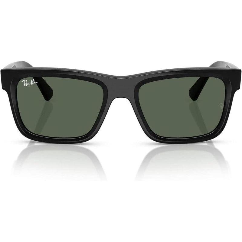 Ray-Ban Gafas de Sol Unisex con Marco Negro y Lentes Verde Oscuro, Protección UV 100%, Incluye Funda y Paño