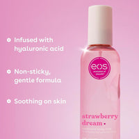 eos Essentials Bundle - Gel de baño, niebla corporal y loción corporal aroma Strawberry Dream