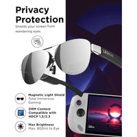 Lenovo Legion Glasses Gen 2 - Monitor Personal Portátil Micro-OLED FHD 120Hz para Juegos, Películas y Dispositivos USB-C
