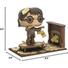 Funko Harry Potter POP Deluxe Figura de vinilo, Harry Potter con letras de Hogwarts