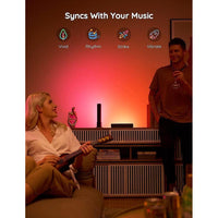 Barras LED inteligentes Govee con control por voz, compatibles con Alexa, para TV y PC con modos de escena y música
