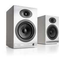 Altavoces Audioengine HD5 con Bluetooth 5.0, 150W, aptX HD, DAC de 24 bits y diseño en chapa de madera real para audio de calidad