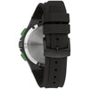 Bulova Maquina Sport - Reloj de cuarzo para hombre con caja de acero inoxidable negro, cronógrafo 6 manecillas y correa de silicona