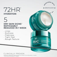 RoC Hidratante Facial Hydration+ 50ml Con Ácido Hialurónico