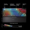 SteelSeries Apex Pro TKL Gen 3 con interruptores Omnipoint, actuación ajustable, rapid trigger, presets para juegos y modo de protección