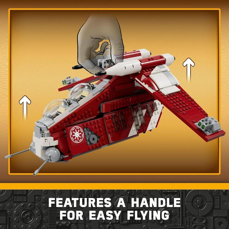 LEGO Star Wars Nave de Combate Coruscant Guard 75354 para Niños de 9+ con Cinco Minifiguras Incluyendo Canciller Palpatine