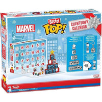 Calendario de cuenta regresiva Pop! Bitty de Marvel - 24 días de sorpresas con mini figuras coleccionables de Funko