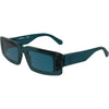 Gafas de sol rectangulares Calvin Klein Jeans con diseño atrevido y perfiles gruesos para comodidad y estilo