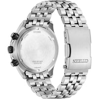 Reloj cronógrafo clásico Eco-Drive de Citizen para hombre en acero inoxidable con calendario perpetuo y taquímetro