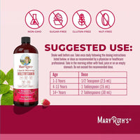 Multivitamínico líquido vegano para mujeres, hombres y niños con vitaminas para apoyo inmunológico y energético, sin gluten