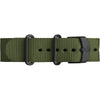 Reloj Scout Expedition Timex para hombre con correa verde resistente al agua y manecillas luminosas