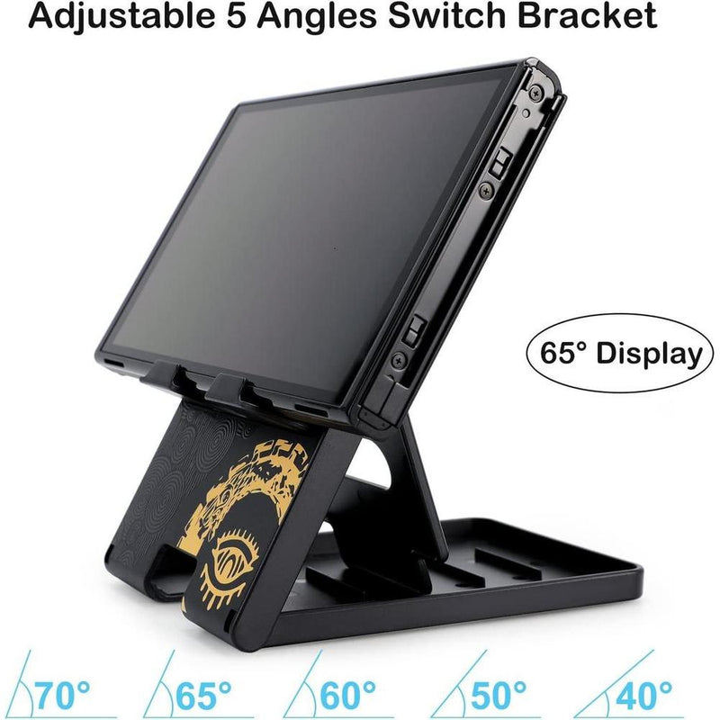 Soporte plegable y ajustable de Tscope para Nintendo Switch, compatible con Zleda Tears of The Kingdom, Lite y OLED
