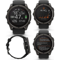 Garmin Fenix 8 Smartwatch Multideporte Con Carga Solar, Zafiro, Titanio Y GPS, Incluye Auriculares Wearable4U 51 Mm 32 Gb