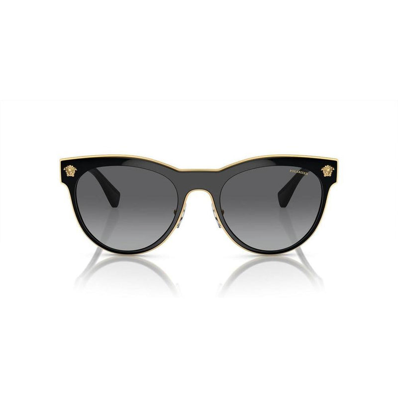 Versace Gafas de Sol de Metal para Mujer, Estilo Elegante y Distintivo