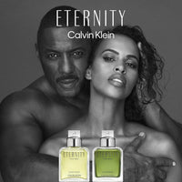 Calvin Klein Eternity Eau de Parfum, fragancia masculina amaderada con notas de salvia, ciprés y gamuza, perfume de lujo de larga duración