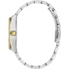 GUESS, reloj pulsera para mujer con borde de moneda, multicolor, resistente al agua y diseño elegante
