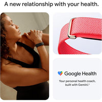 Google Fitbit Air - Monitor de actividad sin pantalla con seguimiento de actividad, frecuencia cardíaca y sueño, entrenador personalizado