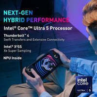 MSI Claw PC Gaming Handheld: Intel Ultra 5-135H, pantalla FHD 120 Hz, 16 GB LPDDR5, SSD NVMe, Win 11 Home, Negro