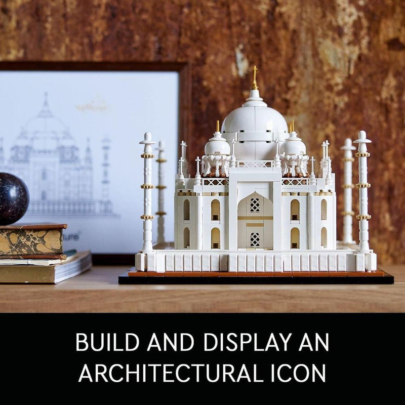 LEGO Architecture Taj Mahal 21056 Set de Construcción - Monumento para Exhibición y Decoración en Hogar