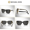 Michael Kors Acadia MK2199 - Lentes de sol rectangulares elegantes para mujer con accesorios incluidos de cortesía