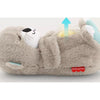 Fisher-Price Baby Sound Machine Soothe 'n Snuggle Otter - Juguete portátil de peluche con detalles sensoriales, luces y movimiento