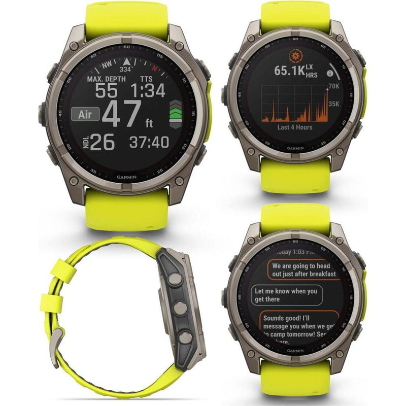 Garmin Fenix 8 Smartwatch Solar Sapphire Gps Bluetooth 64gb