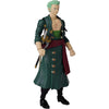 Figura de acción de Zoro de One Piece - Anime Heroes de Bandai, calidad premium y más de 16 articulaciones.