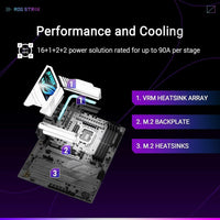 ASUS ROG STRIX Z890-A GAMING WIFI placa base para Intel® Core™ Ultra, AI PC-ready, DDR5, WiFi 7, 5x M.2, Thunderbolt™ 4