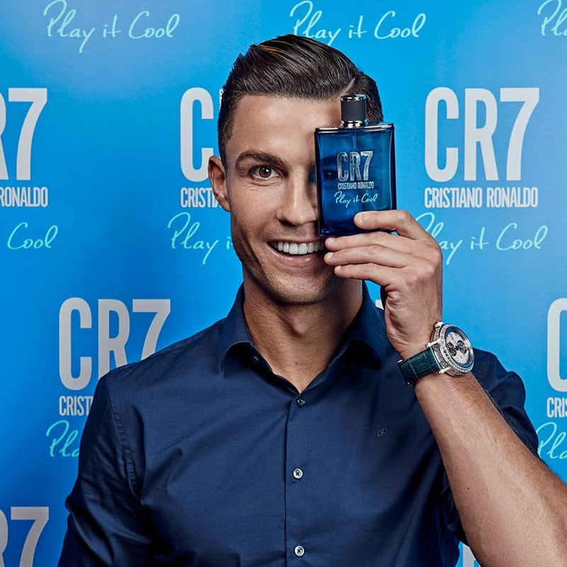 Cristiano Ronaldo CR7 Play It Cool Eau de Toilette para Hombre - Fragancia Fresca, Notas de Bergamota y Cardamomo
