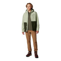 Columbia Chaqueta Hikebound II para hombre impermeable y transpirable con capucha ajustable